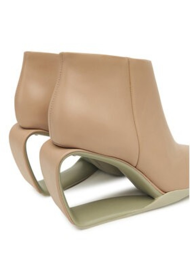 United Nude Botki Mobius Ankle Bootie Hi 1093793116 Beżowy