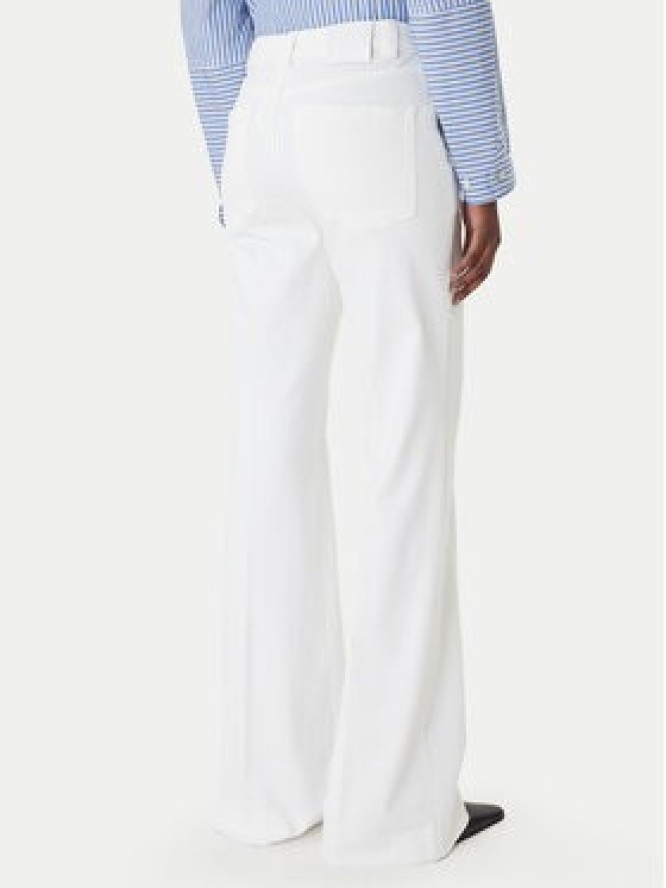 Marella Jeansy Esodo 2613131034 Biały Flare Fit