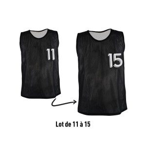 Numerowane chasuble od 11 do 15 Sporti (x5)