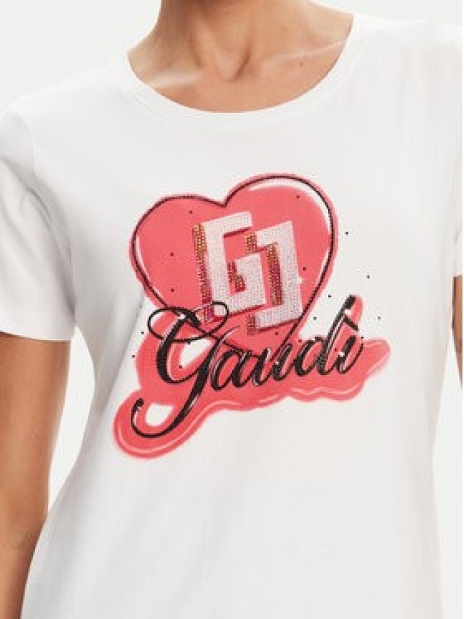 Gaudi T-Shirt 511BD64037 Biały Regular Fit