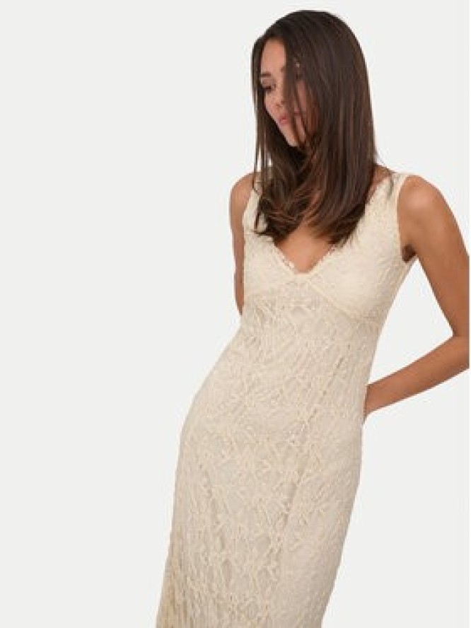 ONLY Sukienka wieczorowa Albina 15372795 Kremowy Regular Fit