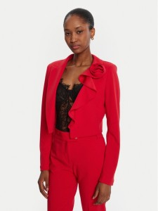 Rinascimento Bolerko CFC0126217003 Czerwony Regular Fit