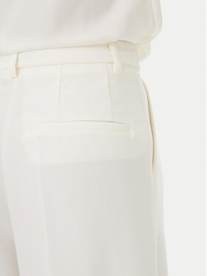 Rinascimento Spodnie palazzo CFC0123671003 Écru Regular Fit