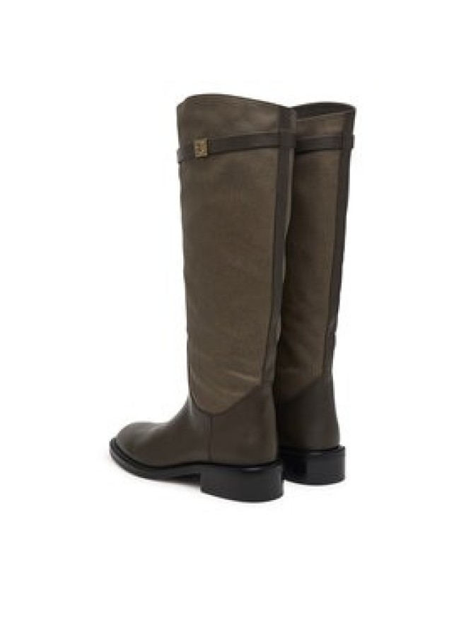 Coccinelle Oficerki Pansy Waxed E4 V63 43 01 01 Khaki