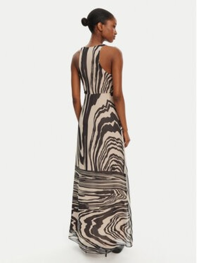 Rinascimento Sukienka wieczorowa CFC0019849002 Beżowy Regular Fit