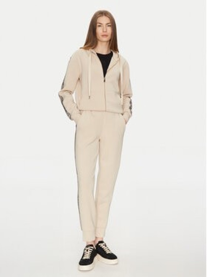 Guess Spodnie dresowe W5RB00 KBYE2 Écru Regular Fit