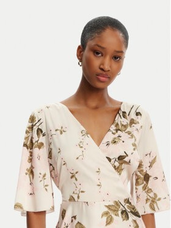 Rinascimento Sukienka wieczorowa CFC0122885003 Beżowy Regular Fit