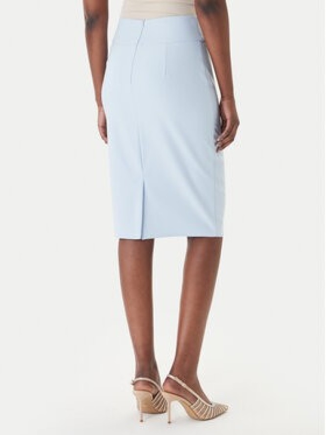 Rinascimento Spódnica ołówkowa CFC0128651003 Błękitny Slim Fit
