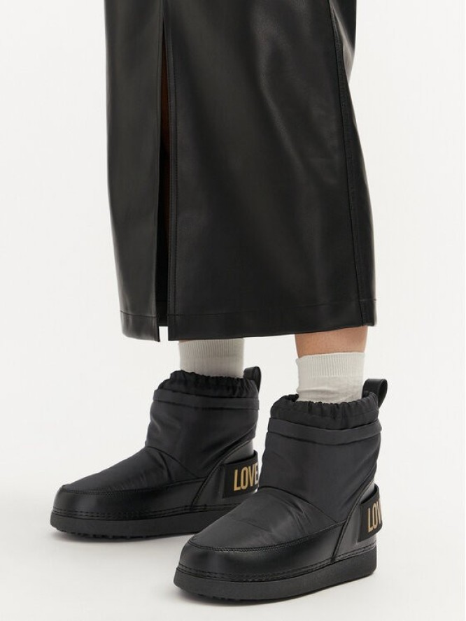LOVE MOSCHINO Śniegowce JA24972G0LEB000A Czarny