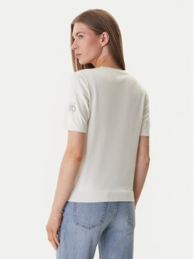 DKNY Sweter DJ6R0242 Écru Regular Fit