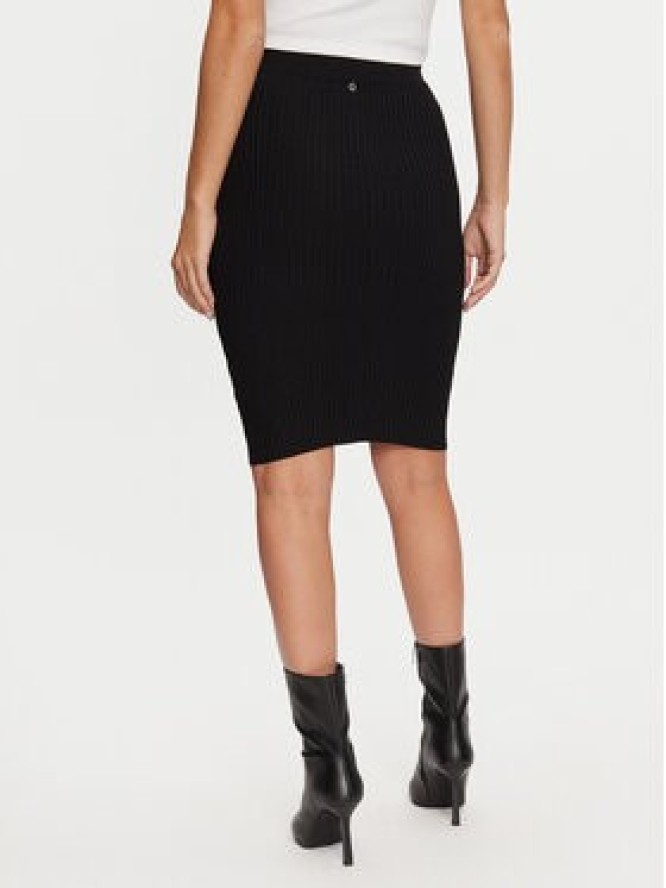 Guess Spódnica ołówkowa Isabella W4BD52 Z3HP2 Czarny Slim Fit