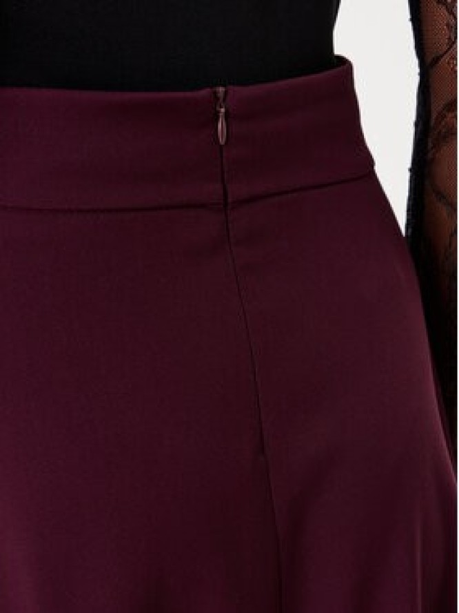 Rinascimento Spódnica trapezowa CFC0126216003 Bordowy Regular Fit