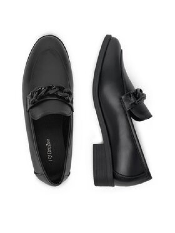 DeeZee Mokasyny W4PH189501 Czarny