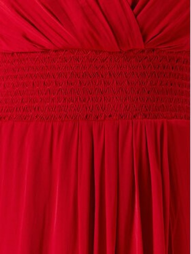 Morgan Sukienka koktajlowa 222-RWALLY Czerwony Regular Fit