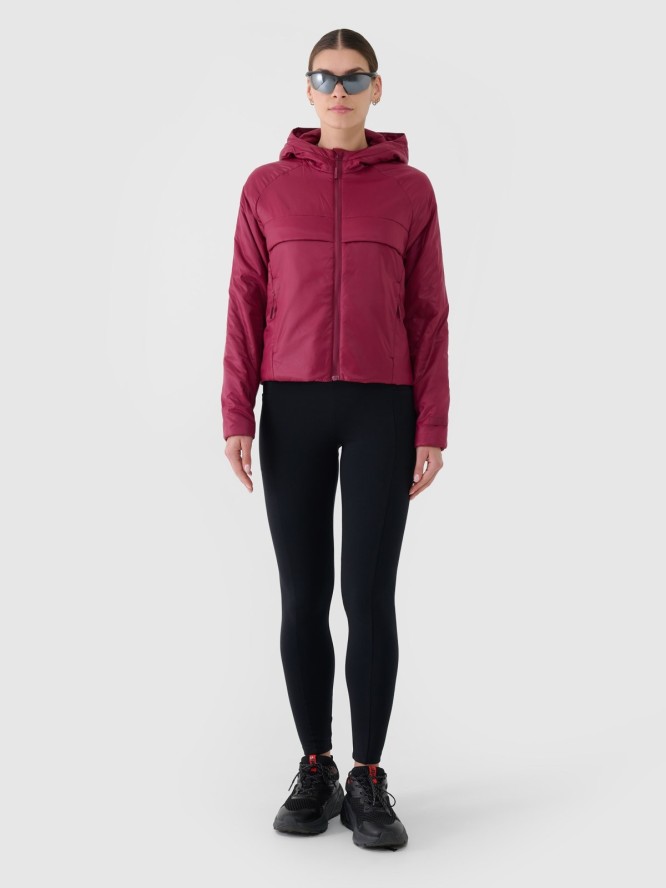 4F Kurtka puchowa z wypełnieniem syntetycznym damska - czerwona XS