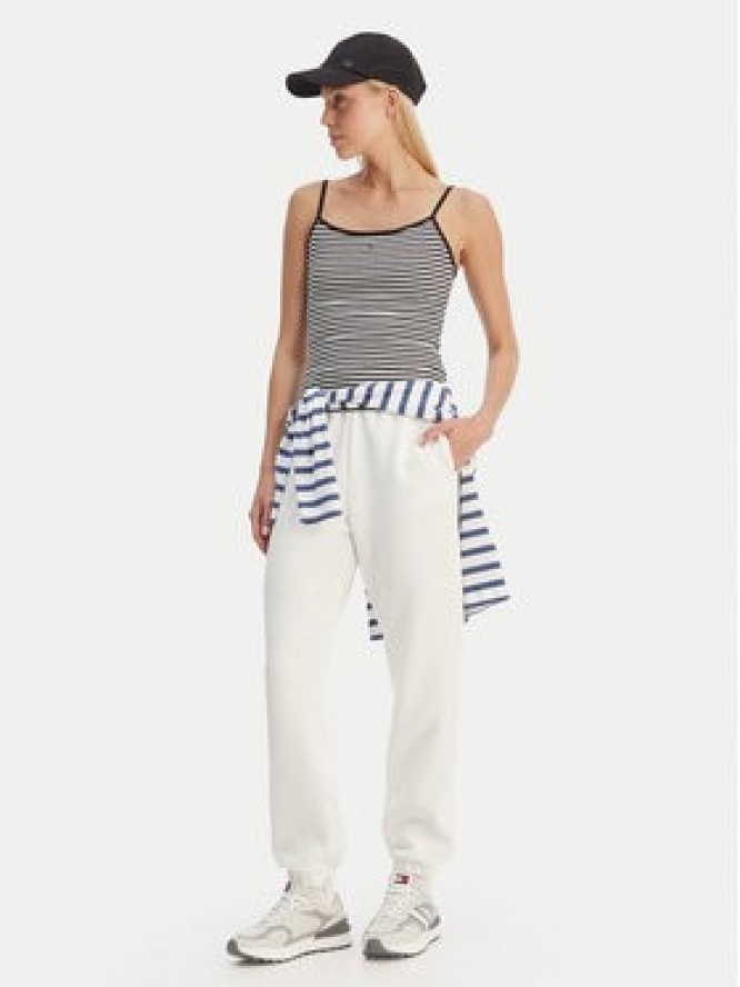 Tommy Jeans Top Essential DW0DW20675 Czarny Slim Fit