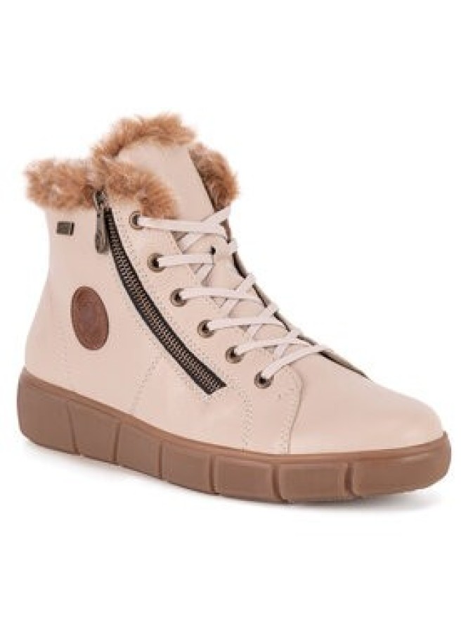 Remonte Botki D1T72-60 Beżowy