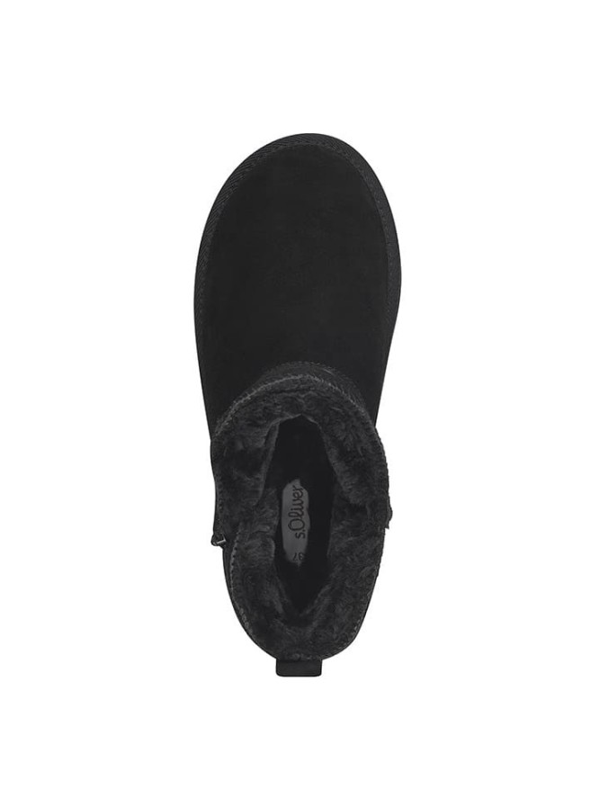 s.Oliver Skórzane botki w kolorze czarnym rozmiar: 39