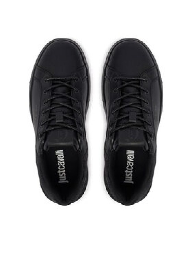 Just Cavalli Sneakersy 81RA3SB3 ZPC46 Czarny