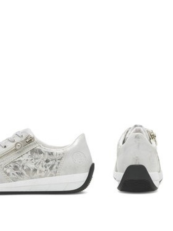 Rieker Półbuty N1112-80 Srebrny