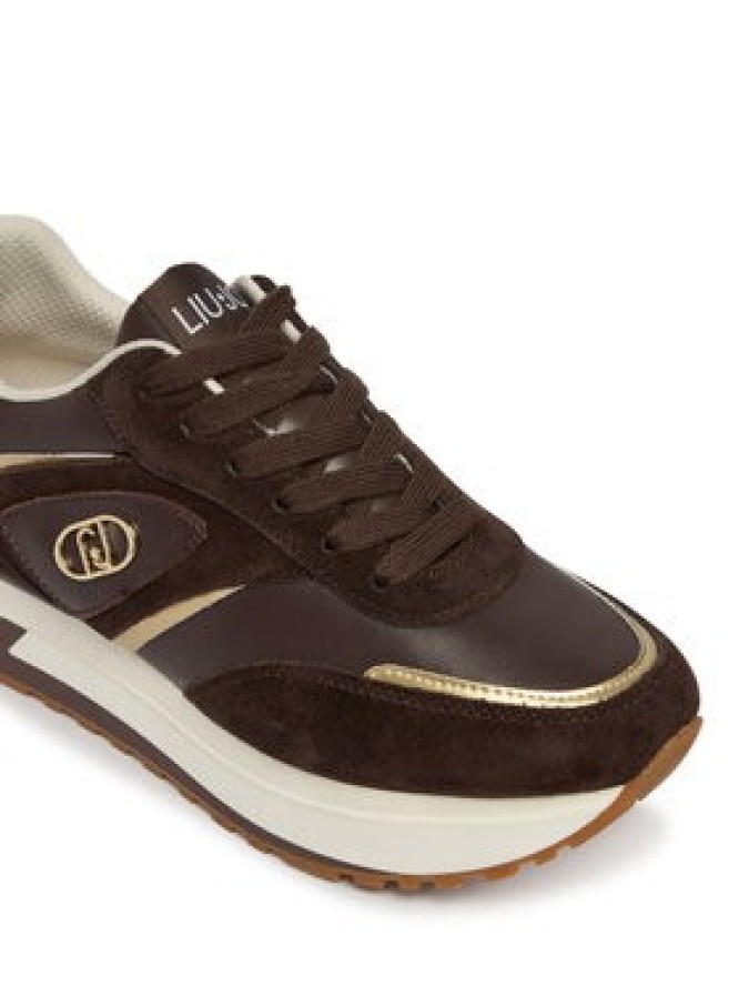 Liu Jo Sneakersy Maxi Wonder 97 BF6005 PX310 Brązowy