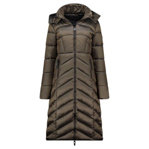 Kurtka damska Geographical Norway BLANCHE LONG KAKI DB LADY 0116 KAKI