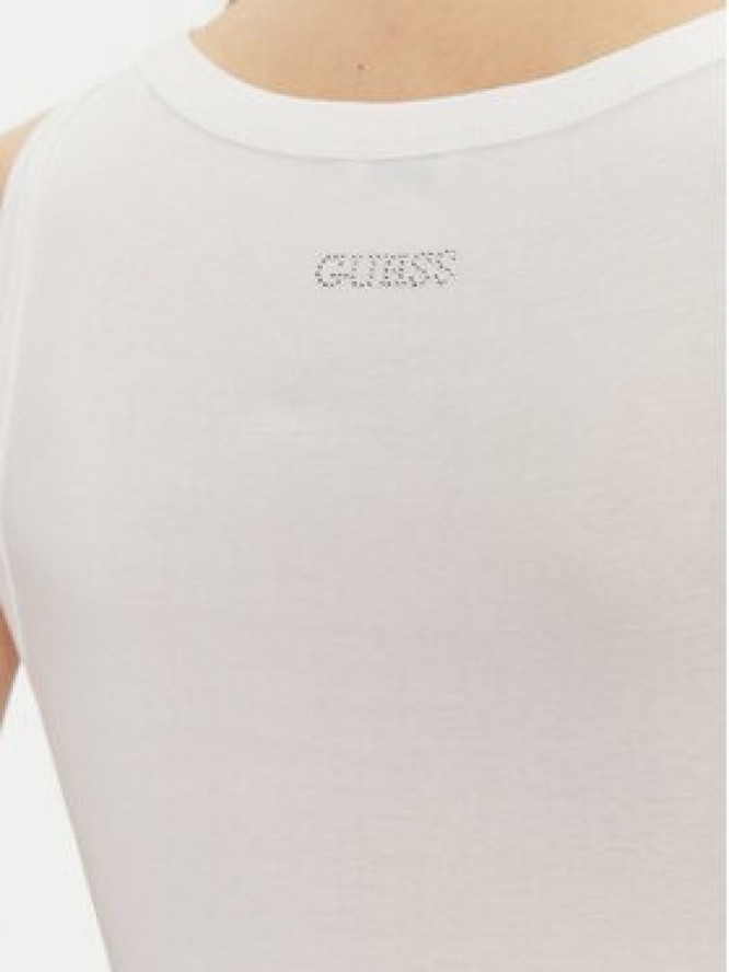 Guess Top W5GP06 KCS10 Biały Regular Fit