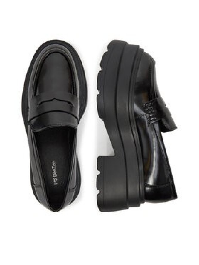 DeeZee Loafersy ST0242613-1 Czarny
