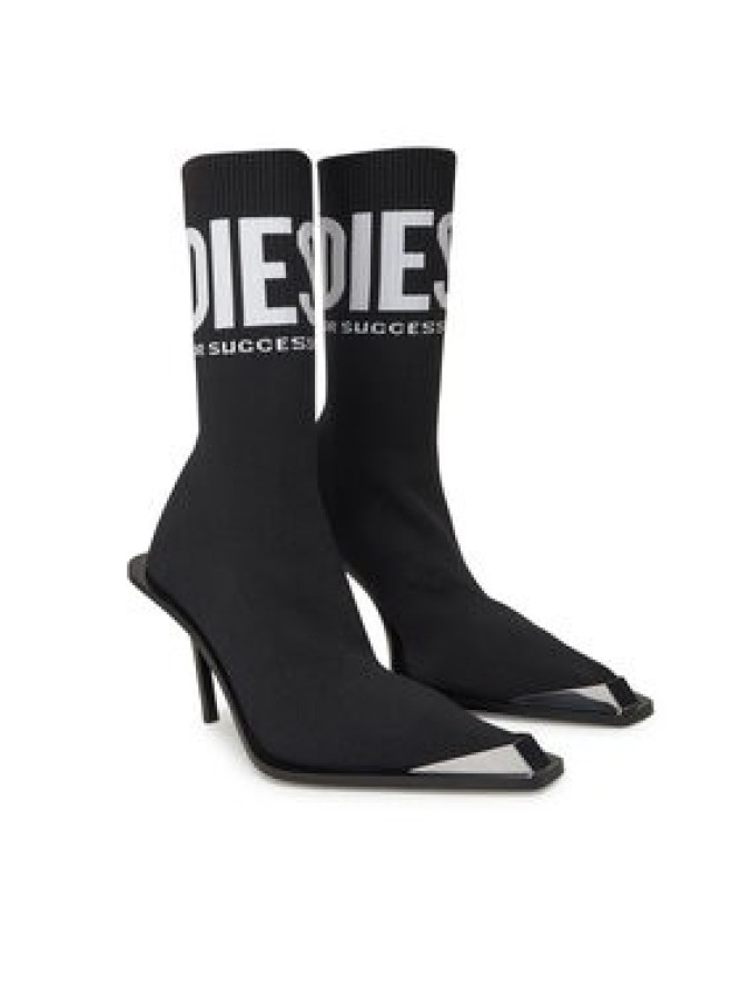 Diesel Botki D-Tona Y03492P3120 H4644 Czarny