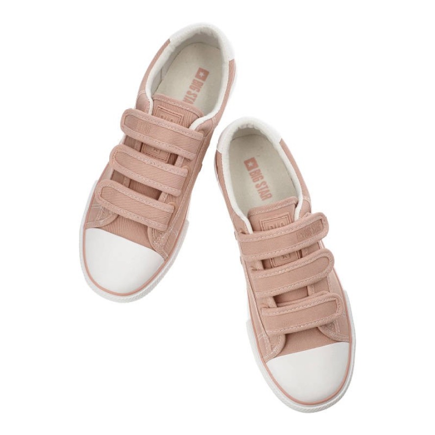 Różowe Trampki Big Star Modne Buty Damskie