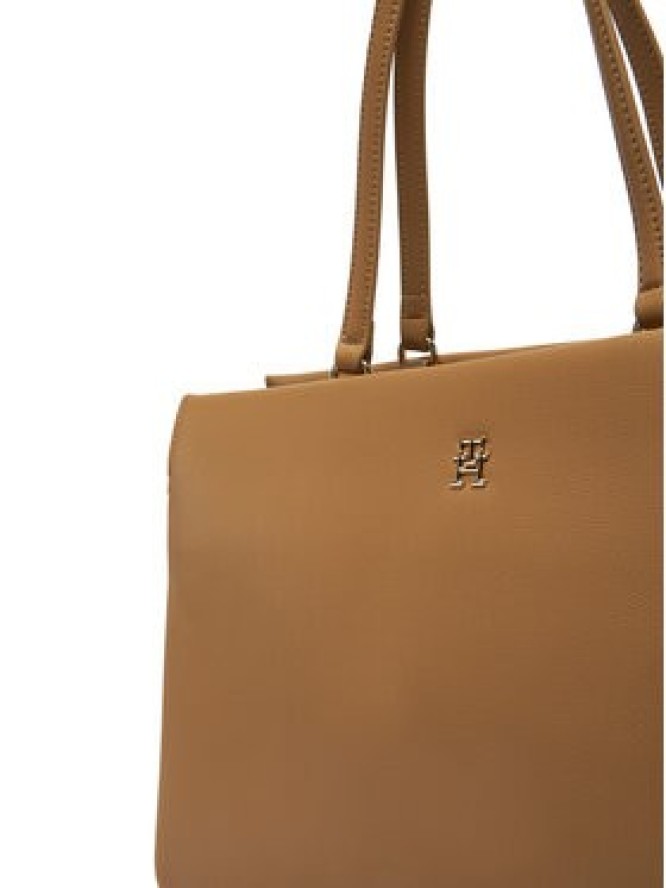 Tommy Hilfiger Torebka Th Legacy Tote AW0AW17197 Brązowy