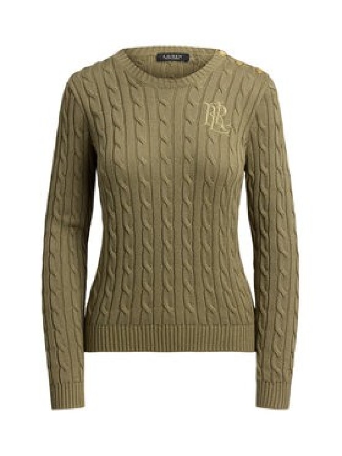 LAUREN RALPH LAUREN Sweter Montiva 200P14039004 Zielony Regular Fit