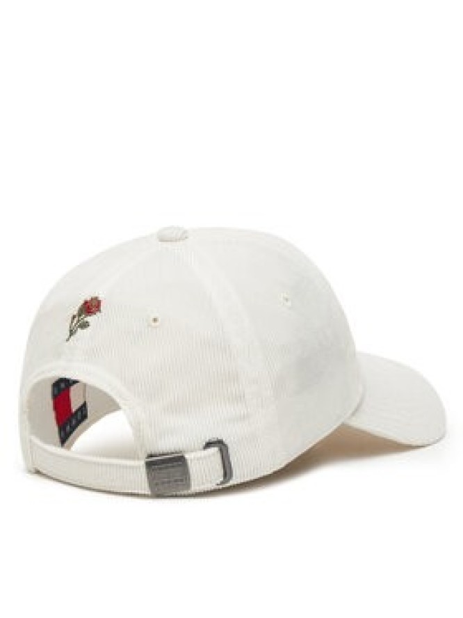 Tommy Jeans Czapka z daszkiem Script AW0AW17908 Écru