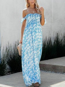 Milan Kiss Sukienka w kolorze niebiesko-białym rozmiar: S