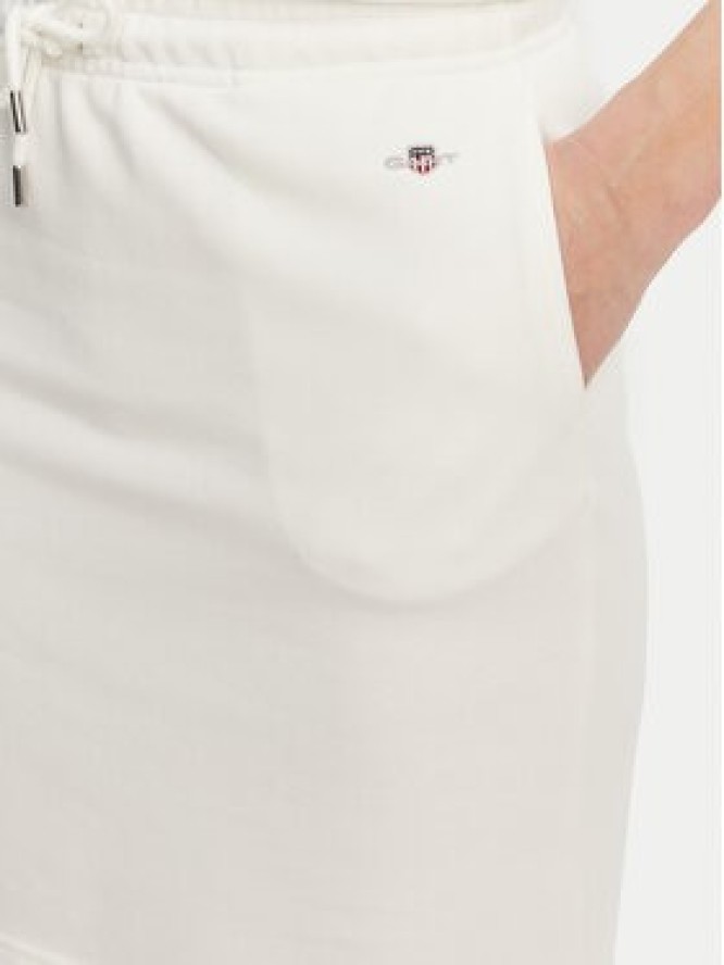 Gant Spódnica dresowa 4200274 Écru Regular Fit