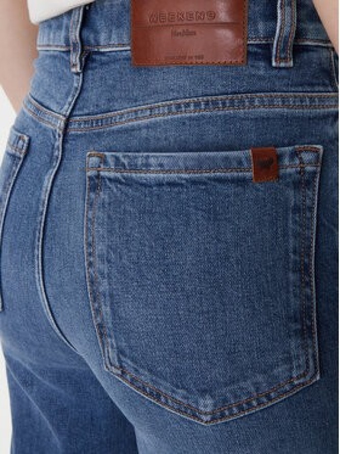 Weekend Max Mara Jeansy Pulvino 2615181061 Granatowy Wide Leg