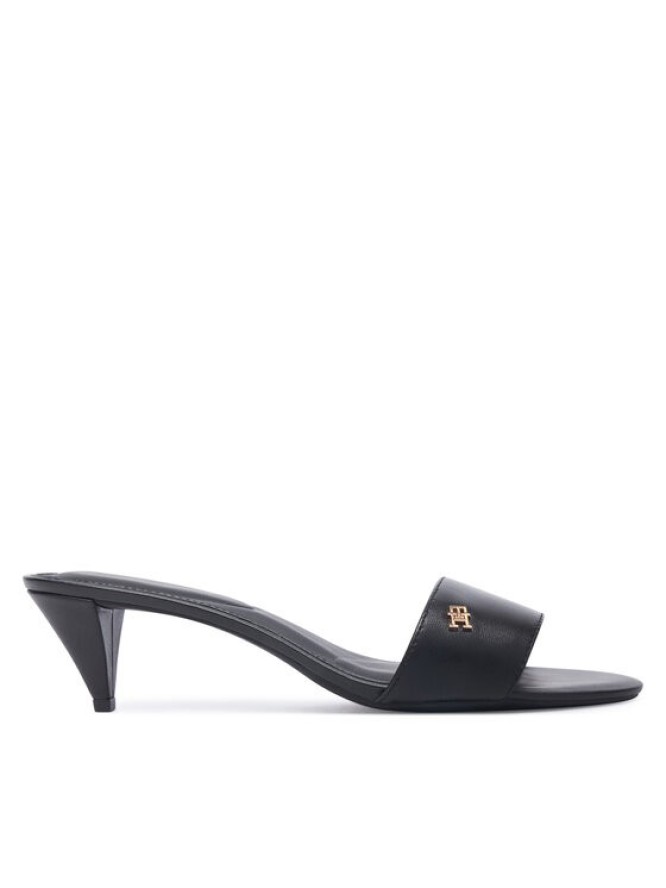 Tommy Hilfiger Klapki Th Mid Mule FW0FW09508 Czarny