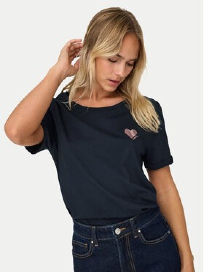 ONLY T-Shirt Kita 15244714 Granatowy Regular Fit
