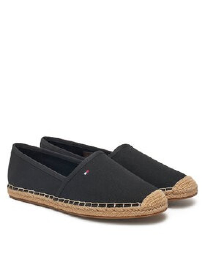 Tommy Hilfiger Espadryle Flag Canvas Espadrille FW0FW08541 Czarny