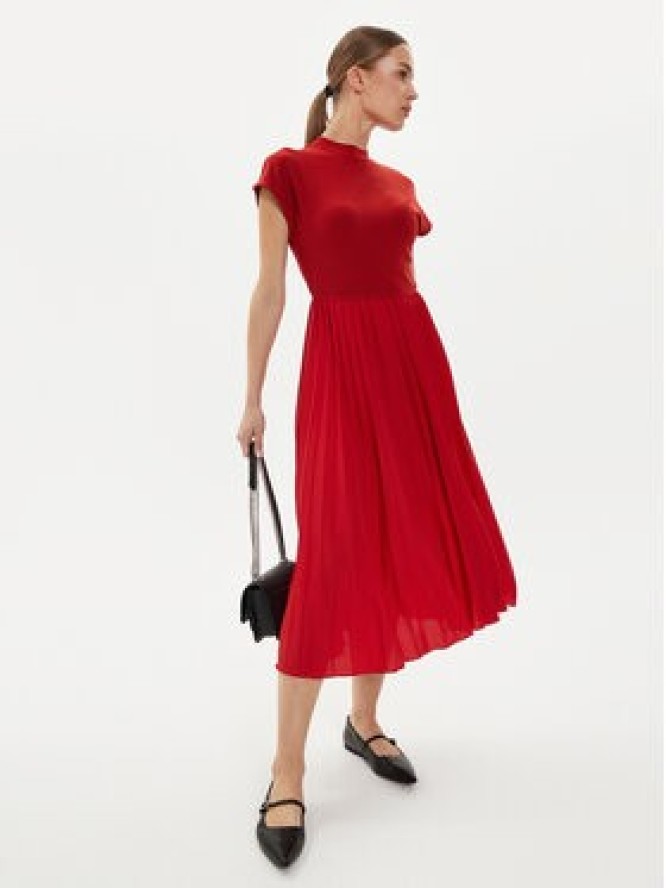 Tommy Hilfiger Sukienka codzienna WW0WW42020 Czerwony Regular Fit