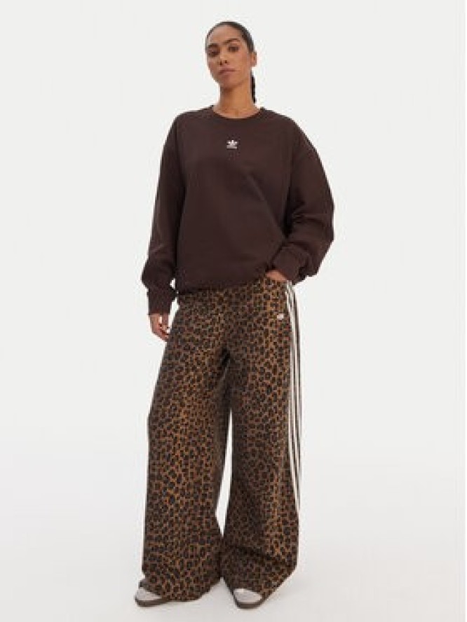 adidas Bluza Essentials KD9120 Brązowy Oversize