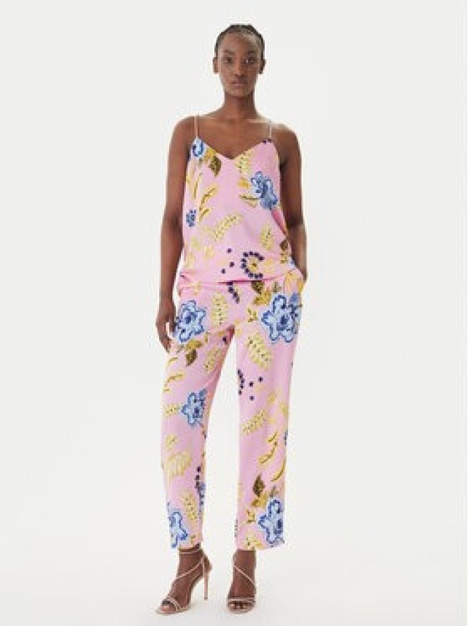 LOLA CASADEMUNT Top LS2615061 Różowy Regular Fit