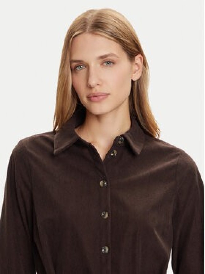 Vero Moda Sukienka koszulowa Elly 10334288 Brązowy Regular Fit