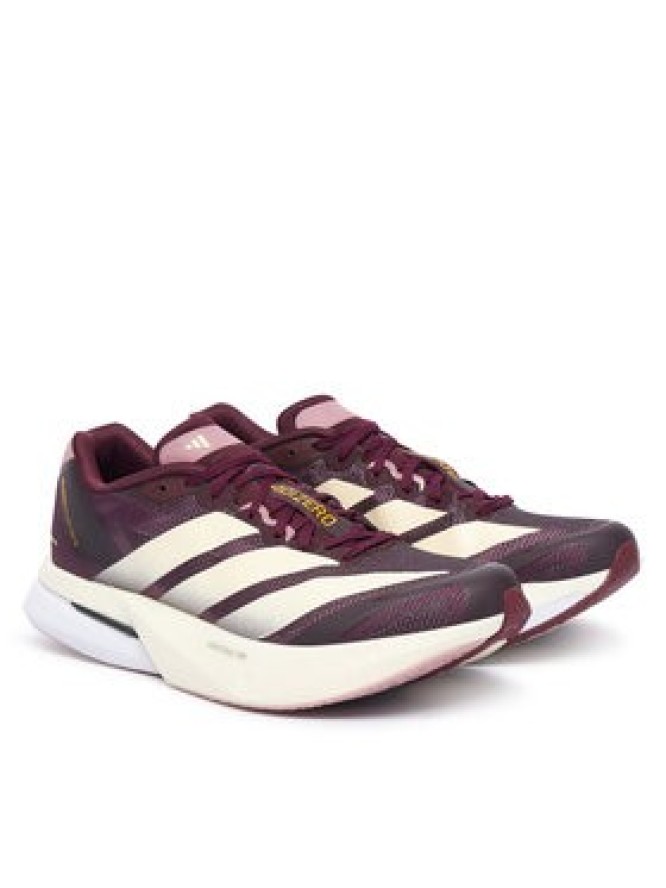 adidas Buty do biegania adizero Boston 13 Shoes KH8868 Bordowy