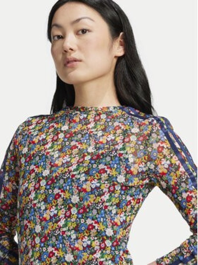 adidas Sukienka codzienna Liberty London Mesh JC7773 Kolorowy Slim Fit