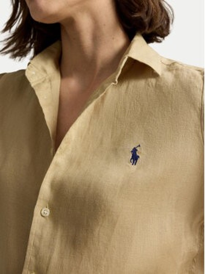 Polo Ralph Lauren Koszula 211973366507 Beżowy Regular Fit