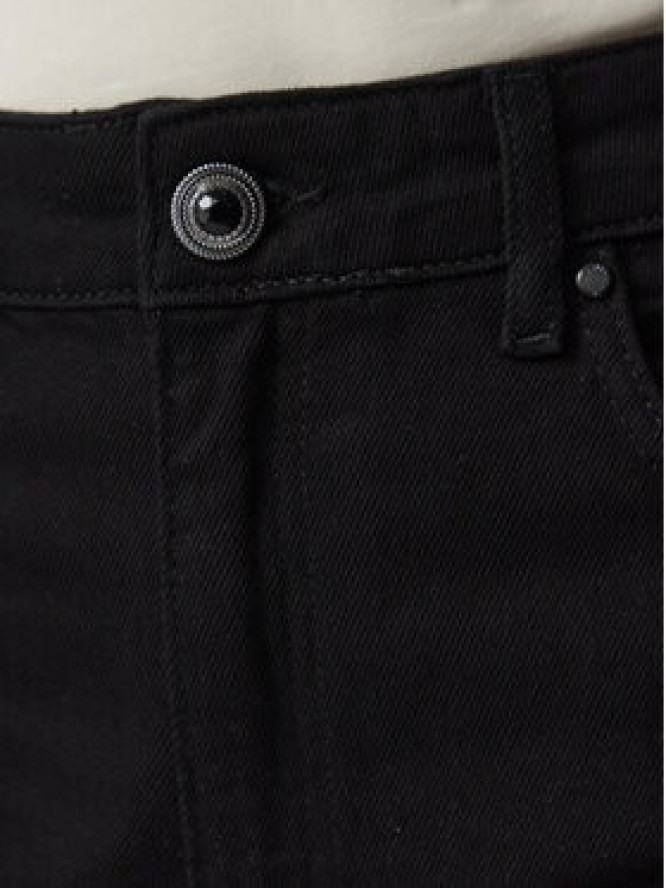Guess Jeansy W6BA1A D2578 Czarny Wide Leg