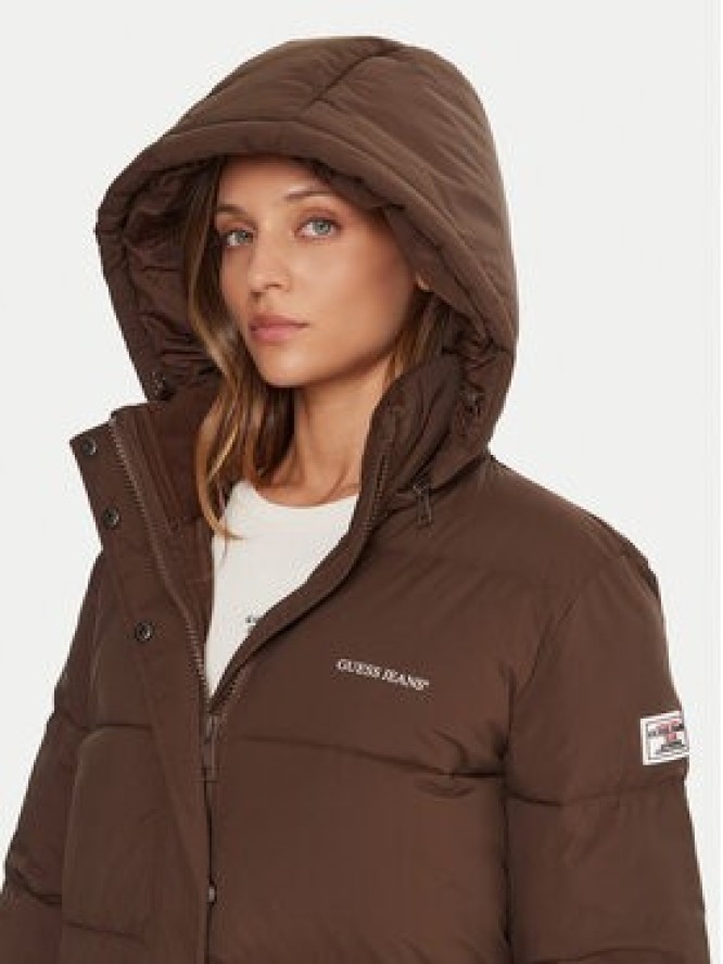 Guess Jeans Kurtka zimowa W4BL24 WGII2 Brązowy Regular Fit