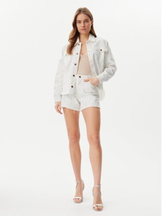 Guess Szorty materiałowe W5GD74D5N91 Niebieski Regular Fit