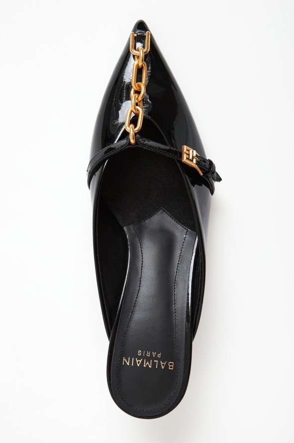 Klapki mule na obcasie Sync BALMAIN